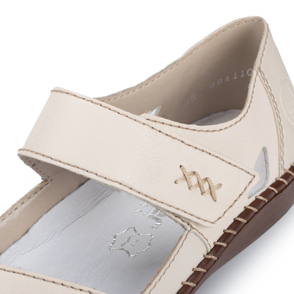 detail Dámské polobotky RIEKER 44879-60 béžová S4