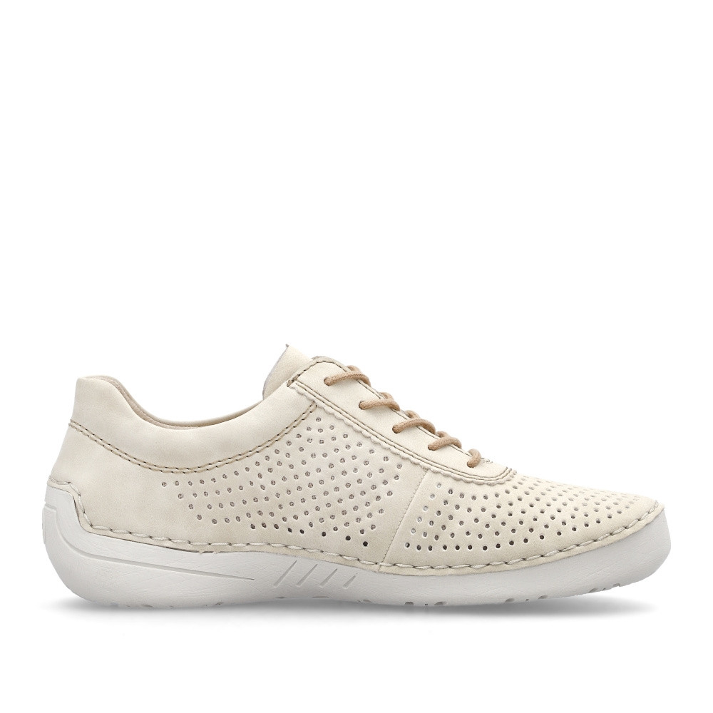 detail Dámské polobotky RIEKER 52546-60 béžová S4