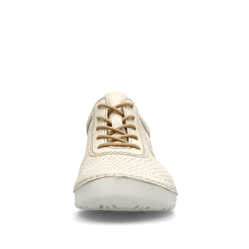 detail Dámské polobotky RIEKER 52546-60 béžová S4