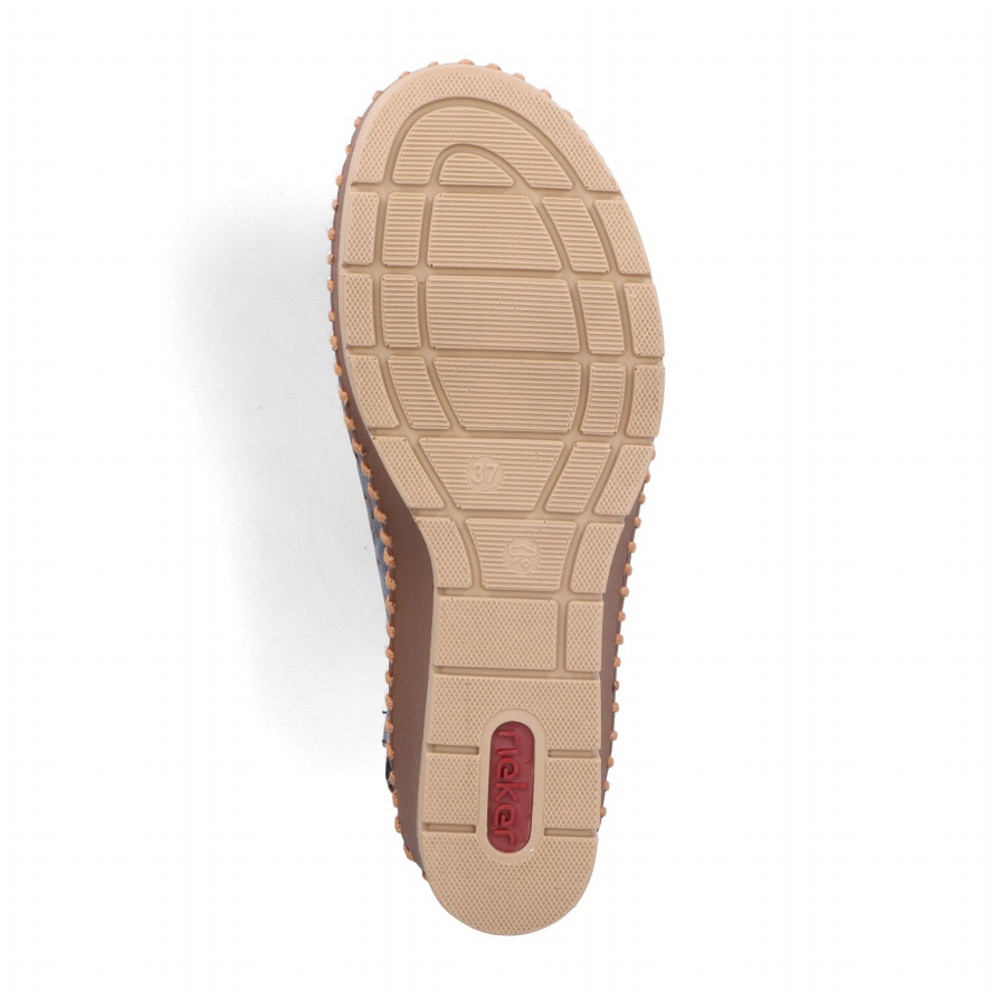 detail Dámské sandály RIEKER 60355-14 modrá S4