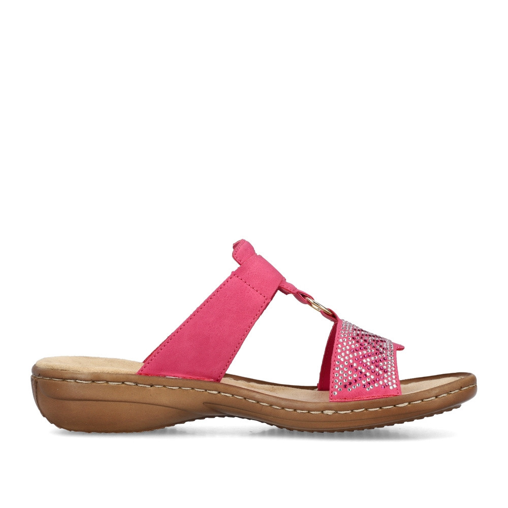 detail Dámské nazouváky RIEKER RIE-10203862-S4 růžová