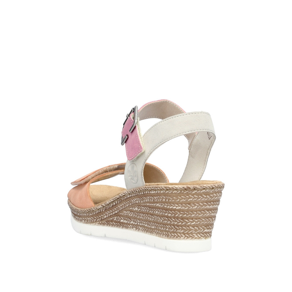 detail Dámské sandály RIEKER 61960-90 oranžová S4