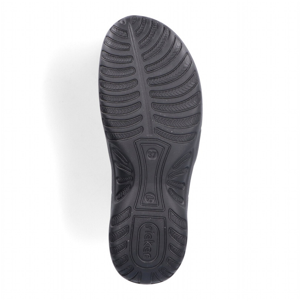 detail Dámské sandály RIEKER 64865-01 černá S4