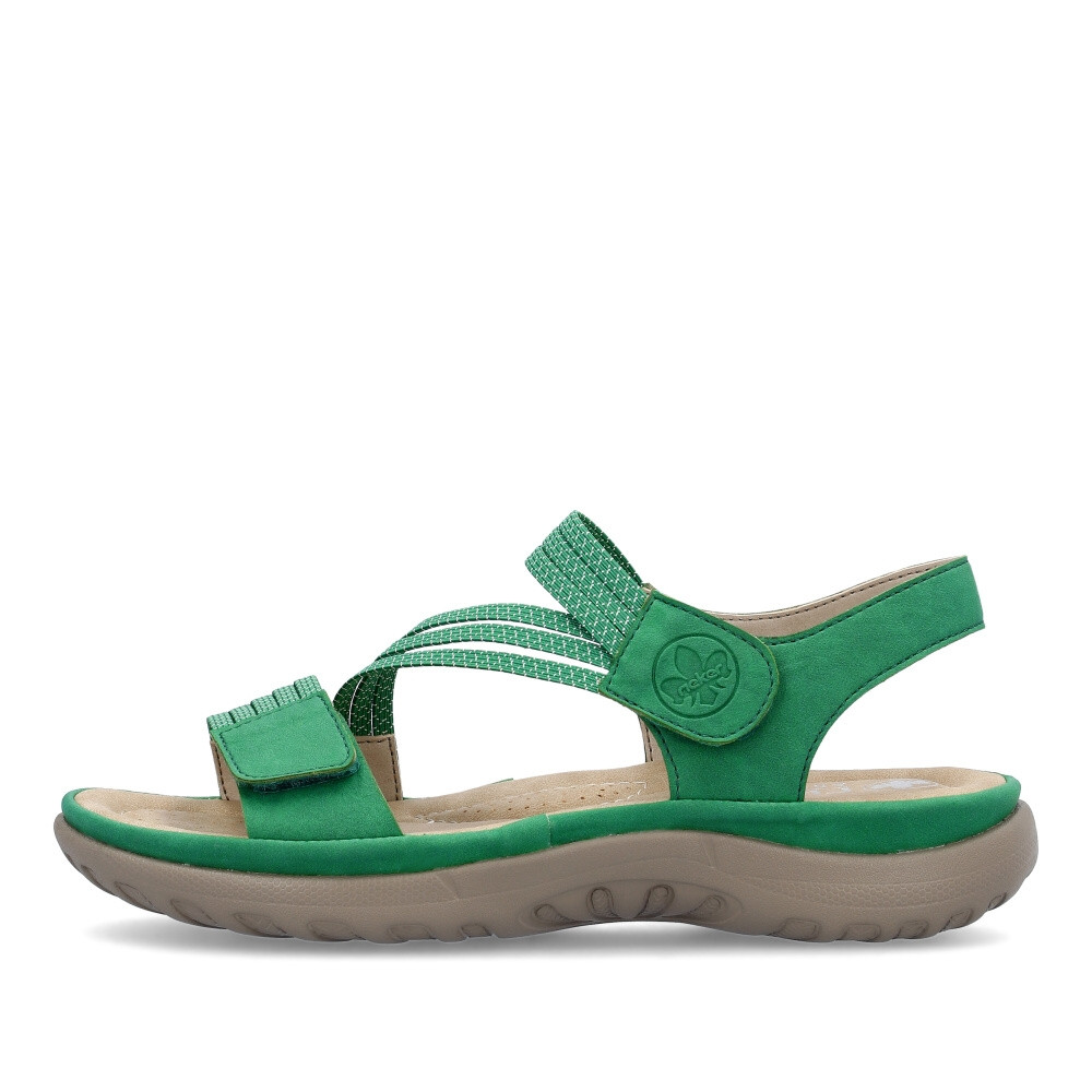 detail Dámské sandály RIEKER 64870-54 zelená S4
