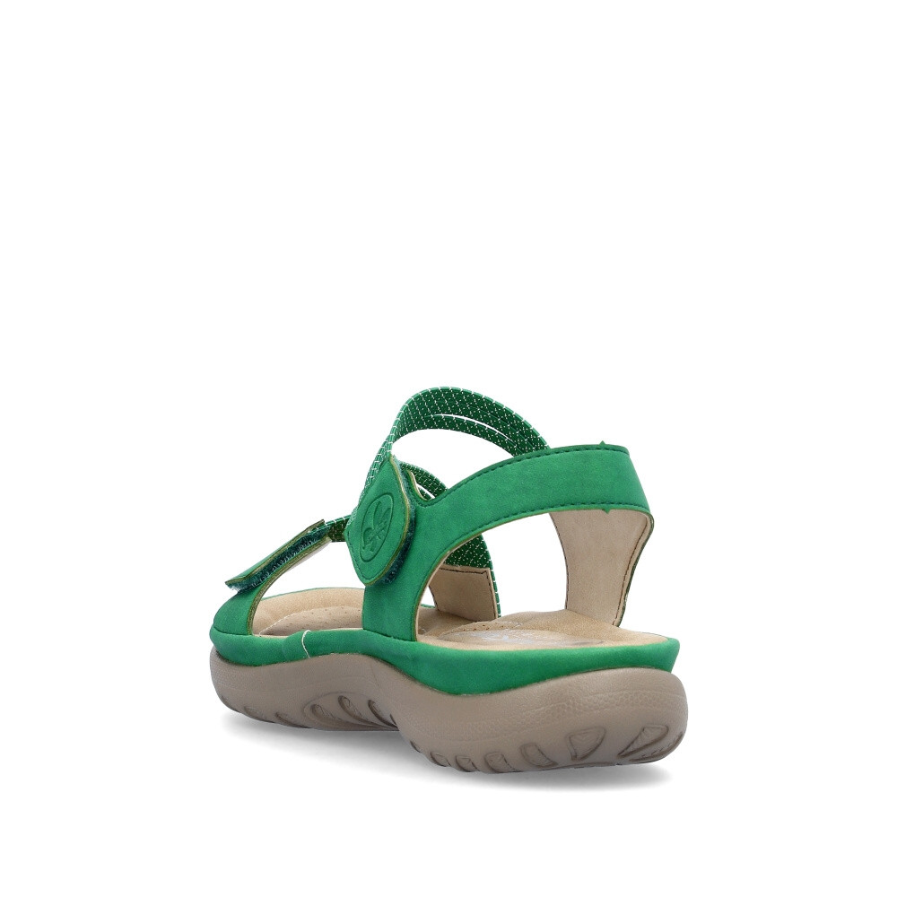 detail Dámské sandály RIEKER 64870-54 zelená S4