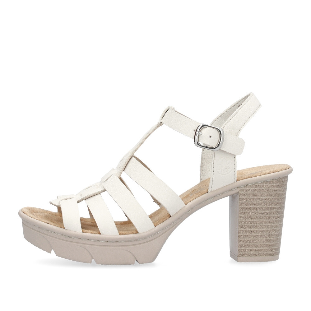 detail Dámské sandály RIEKER 67500-60 béžová S4