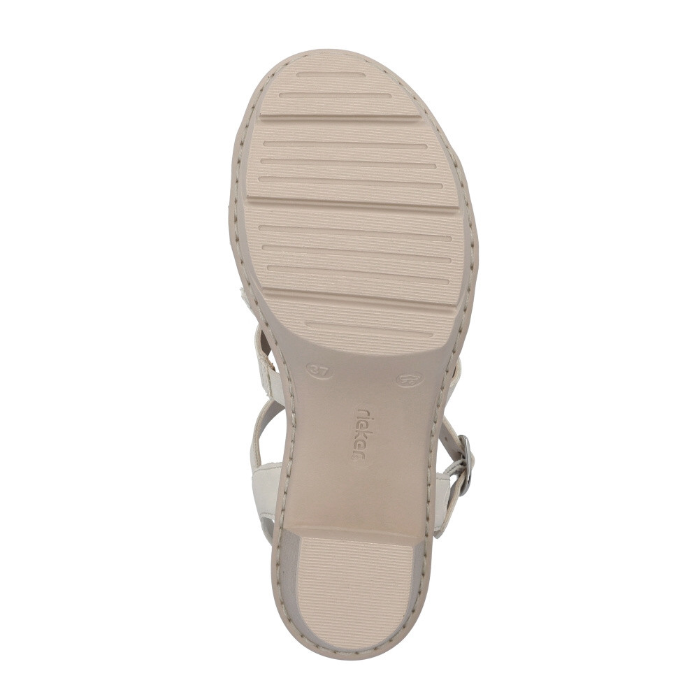detail Dámské sandály RIEKER 67500-60 béžová S4