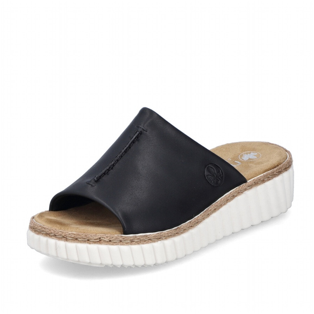 detail Dámské nazouváky RIEKER 69288-00 černá S4