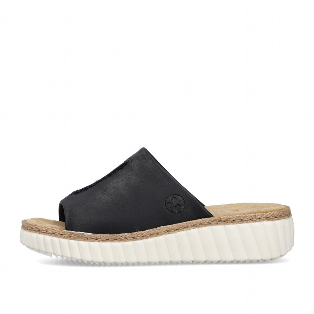 detail Dámské nazouváky RIEKER 69288-00 černá S4