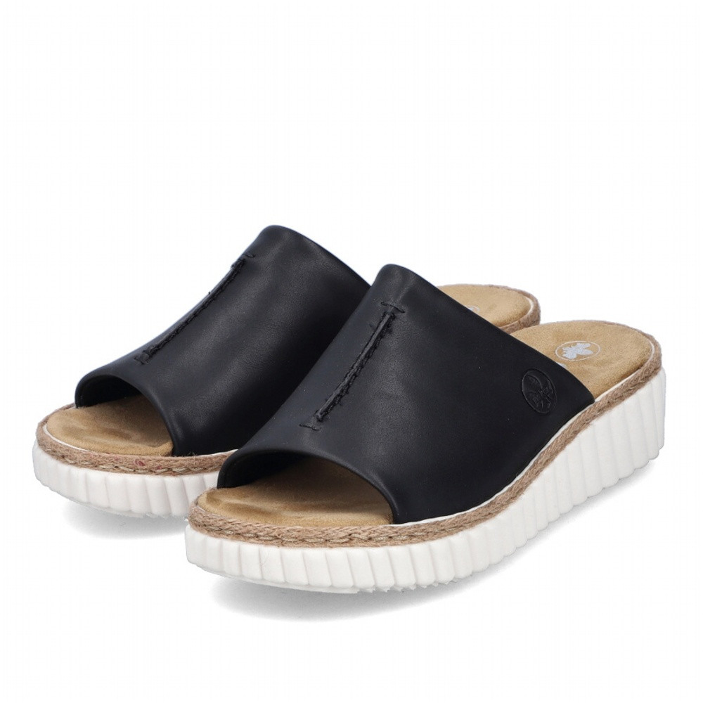 detail Dámské nazouváky RIEKER 69288-00 černá S4