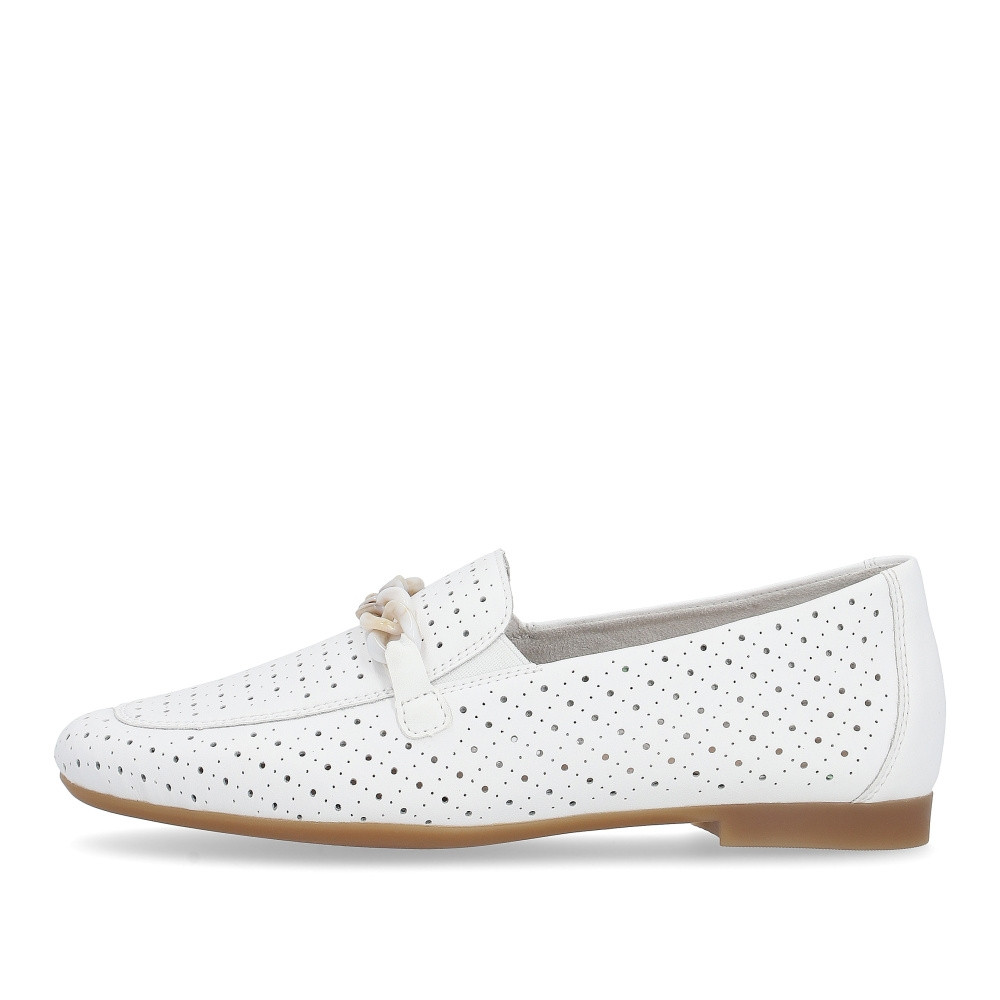 detail Dámské mokasíny REMONTE D0K05-80 bílá S4