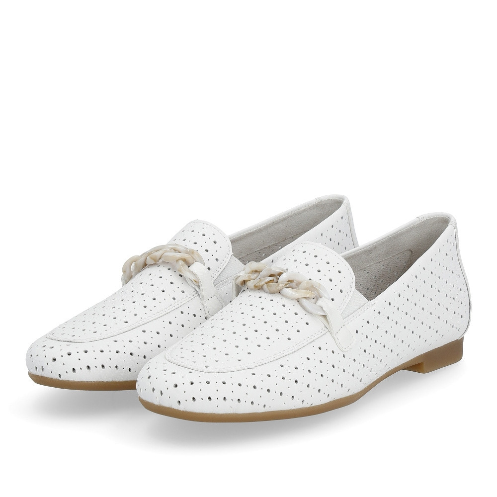 detail Dámské mokasíny REMONTE D0K05-80 bílá S4