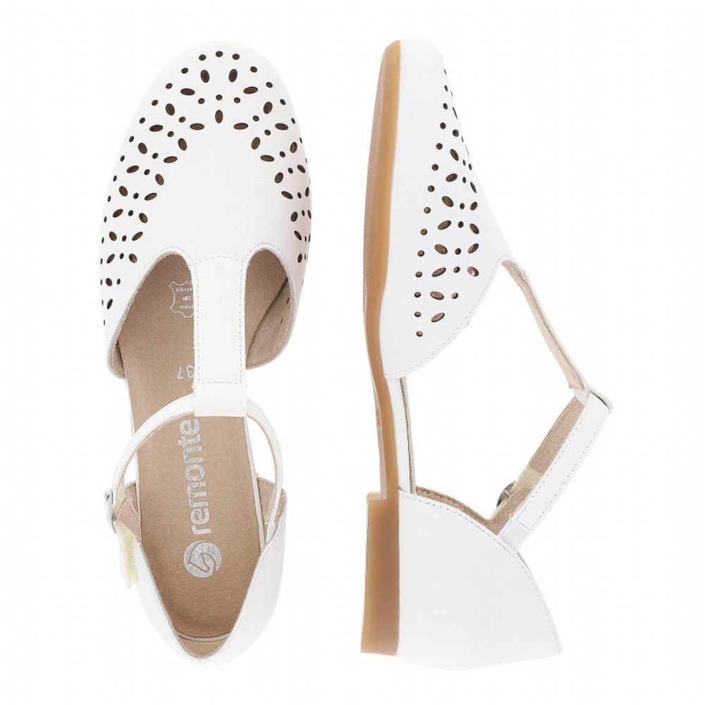 detail Dámské sandály REMONTE D0K08-80 bílá S4