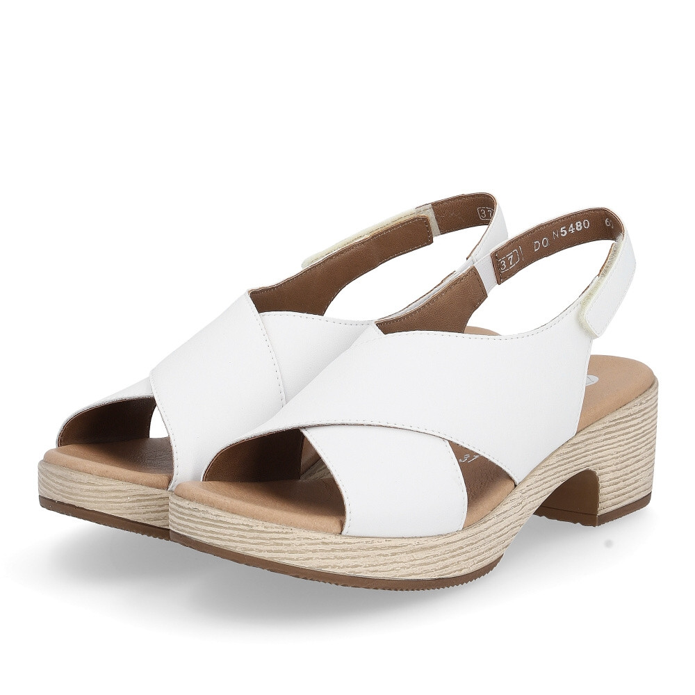 detail Dámské sandály REMONTE D0N54-80 bílá S4