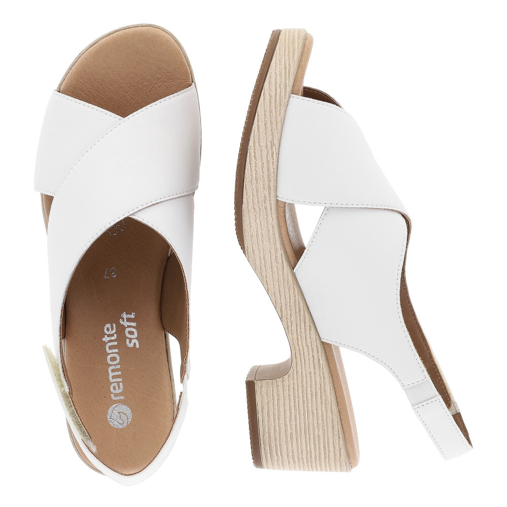 detail Dámské sandály REMONTE D0N54-80 bílá S4
