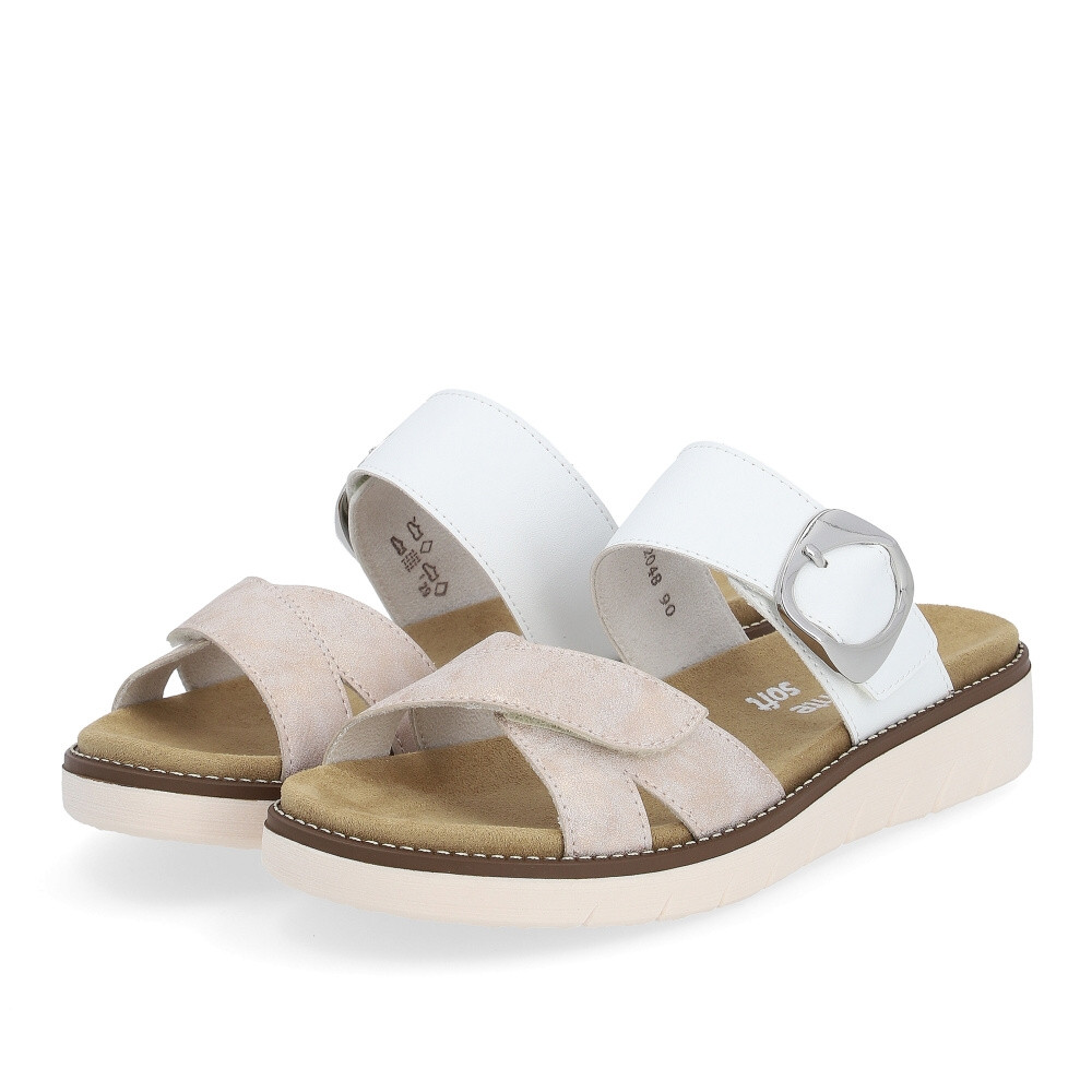 detail Dámské nazouváky REMONTE D2048-90 bílá S5