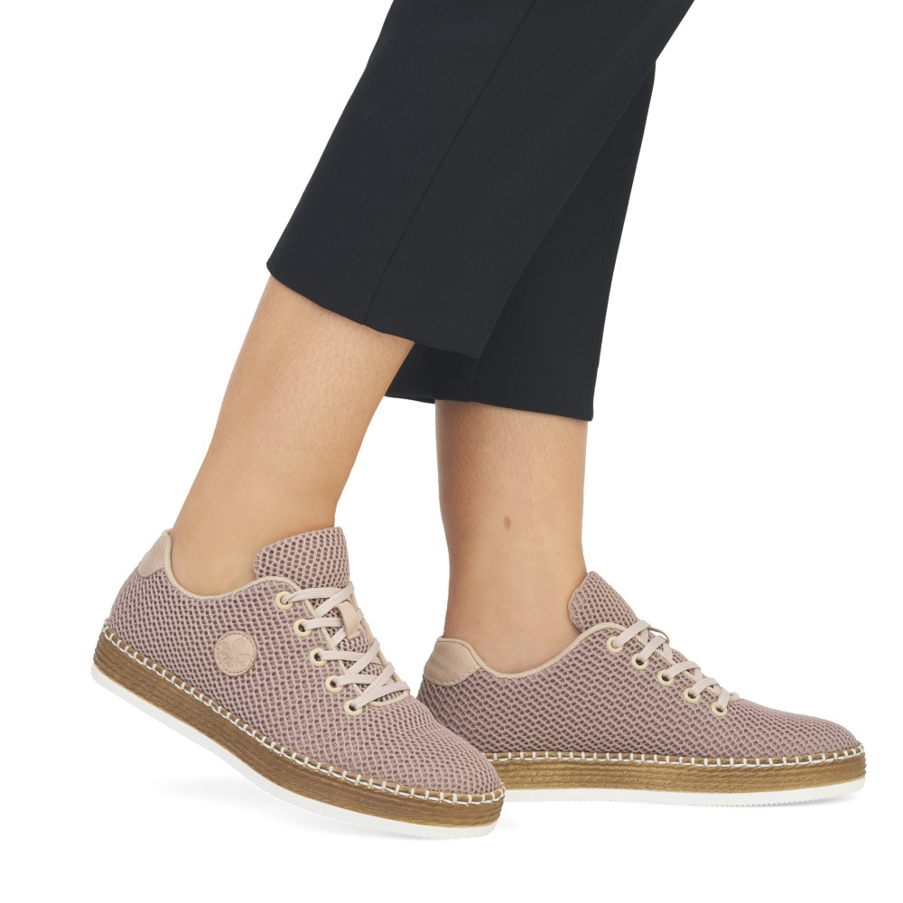 detail Dámské tenisky RIEKER L78G0-31 růžová S4