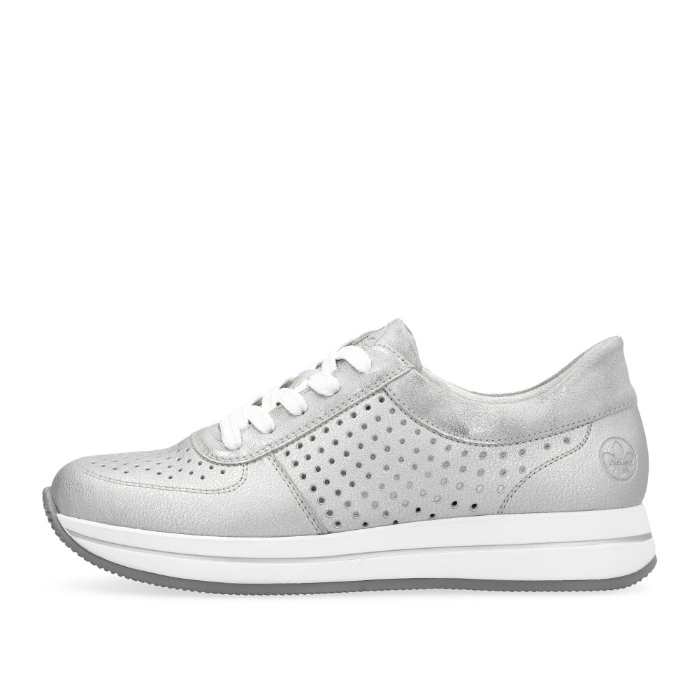 detail Dámské tenisky RIEKER N4515-90 stříbrná S4