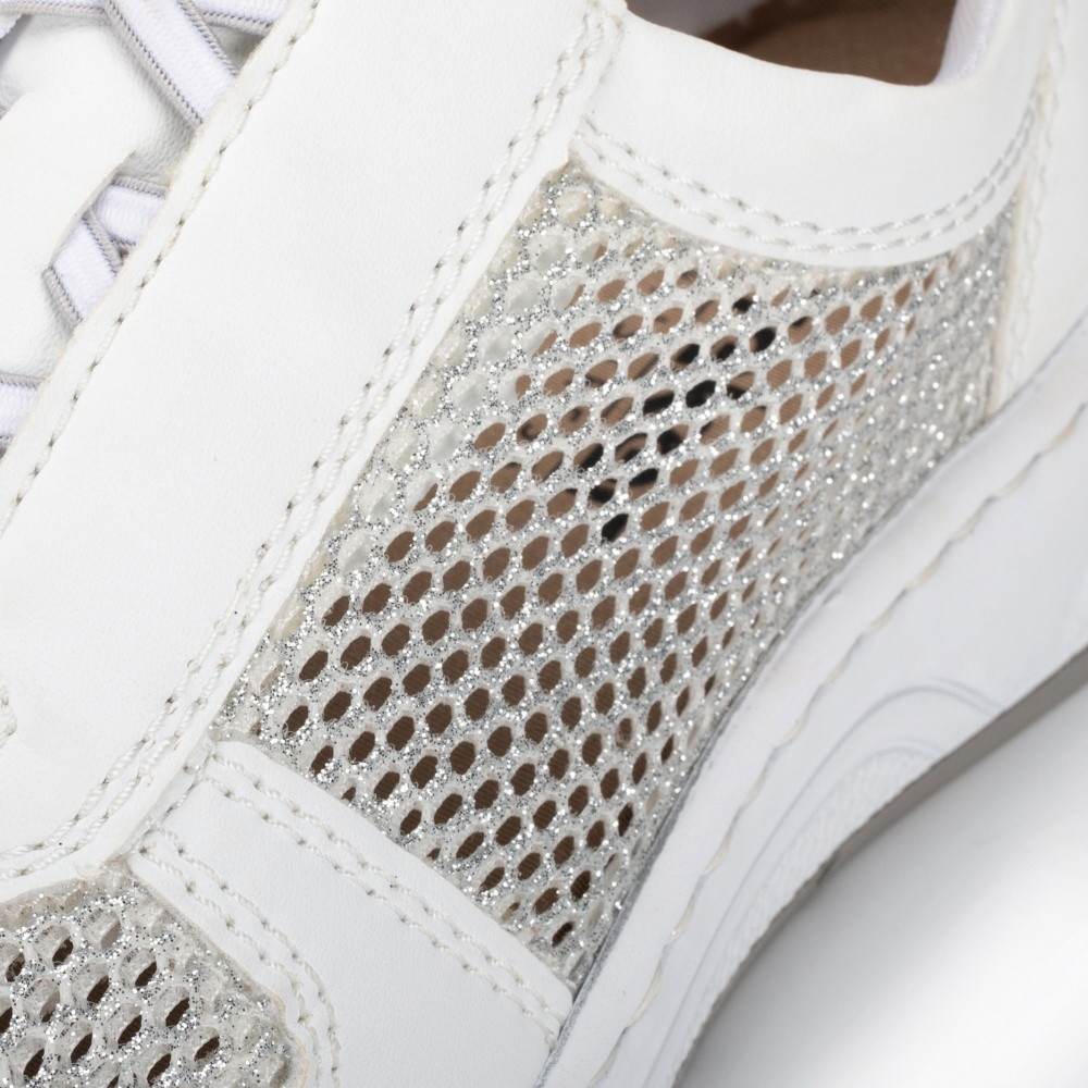 detail Dámské tenisky RIEKER N6552-80 bílá S4