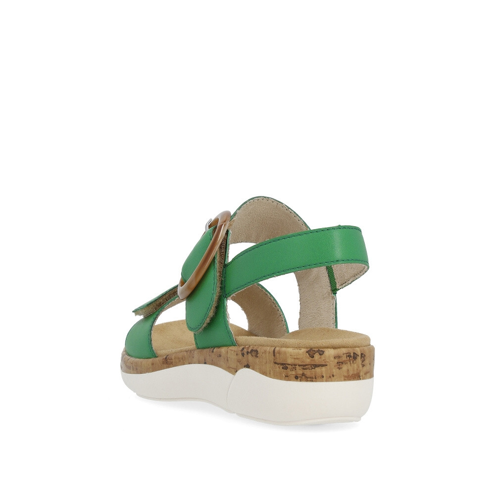 detail Dámské sandály REMONTE R6853-53 zelená S4