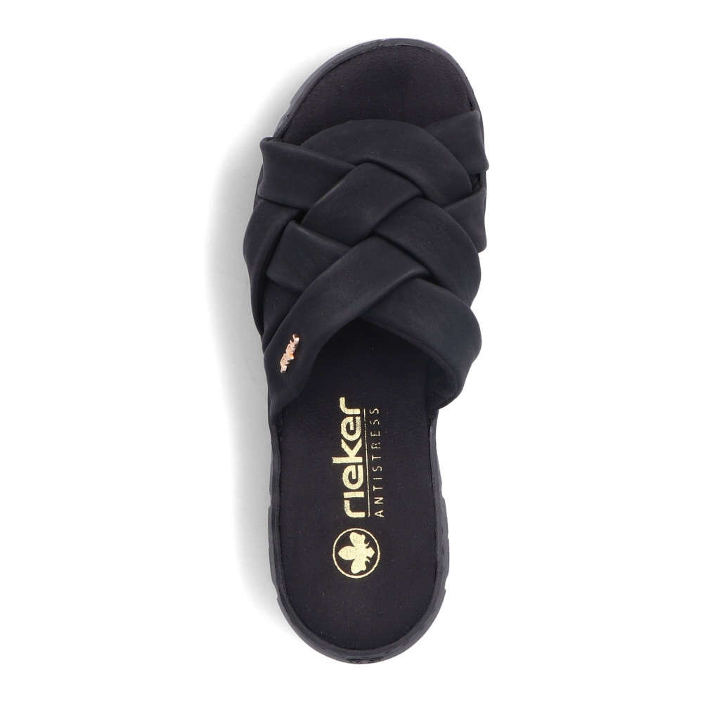 detail Dámské nazouváky RIEKER V1008-00 černá S4