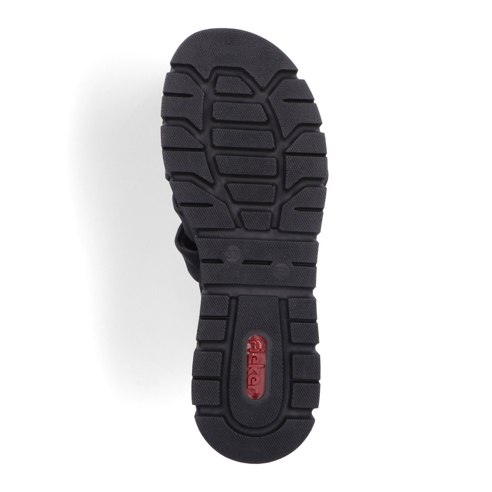 detail Dámské nazouváky RIEKER V1008-00 černá S4