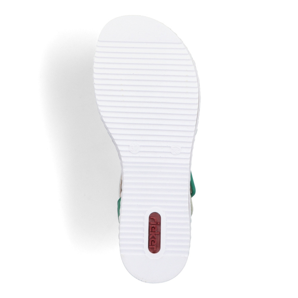 detail Dámské sandály RIEKER V3660-54 zelená S4