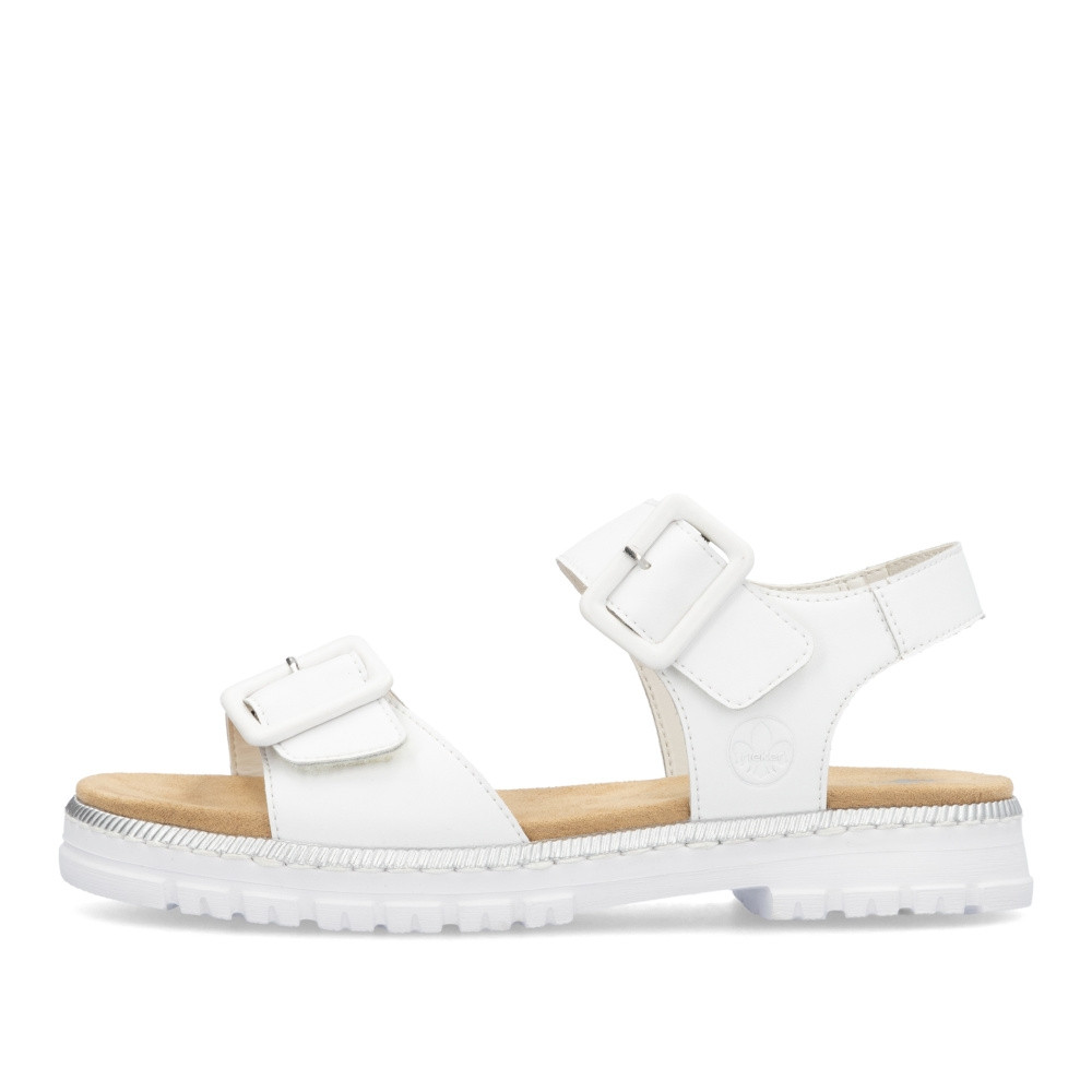 detail Dámské sandály RIEKER V4252-80 bílá S4