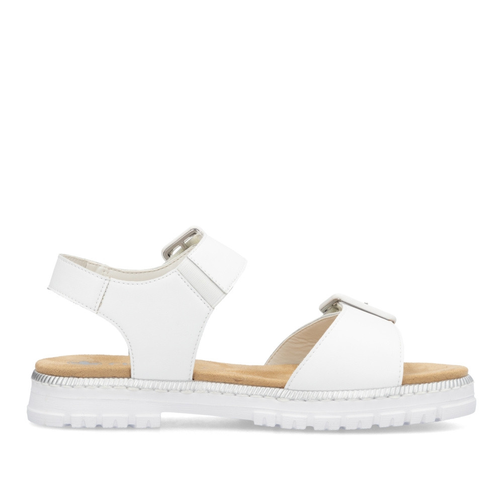 detail Dámské sandály RIEKER V4252-80 bílá S4