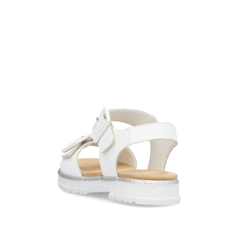 detail Dámské sandály RIEKER V4252-80 bílá S4