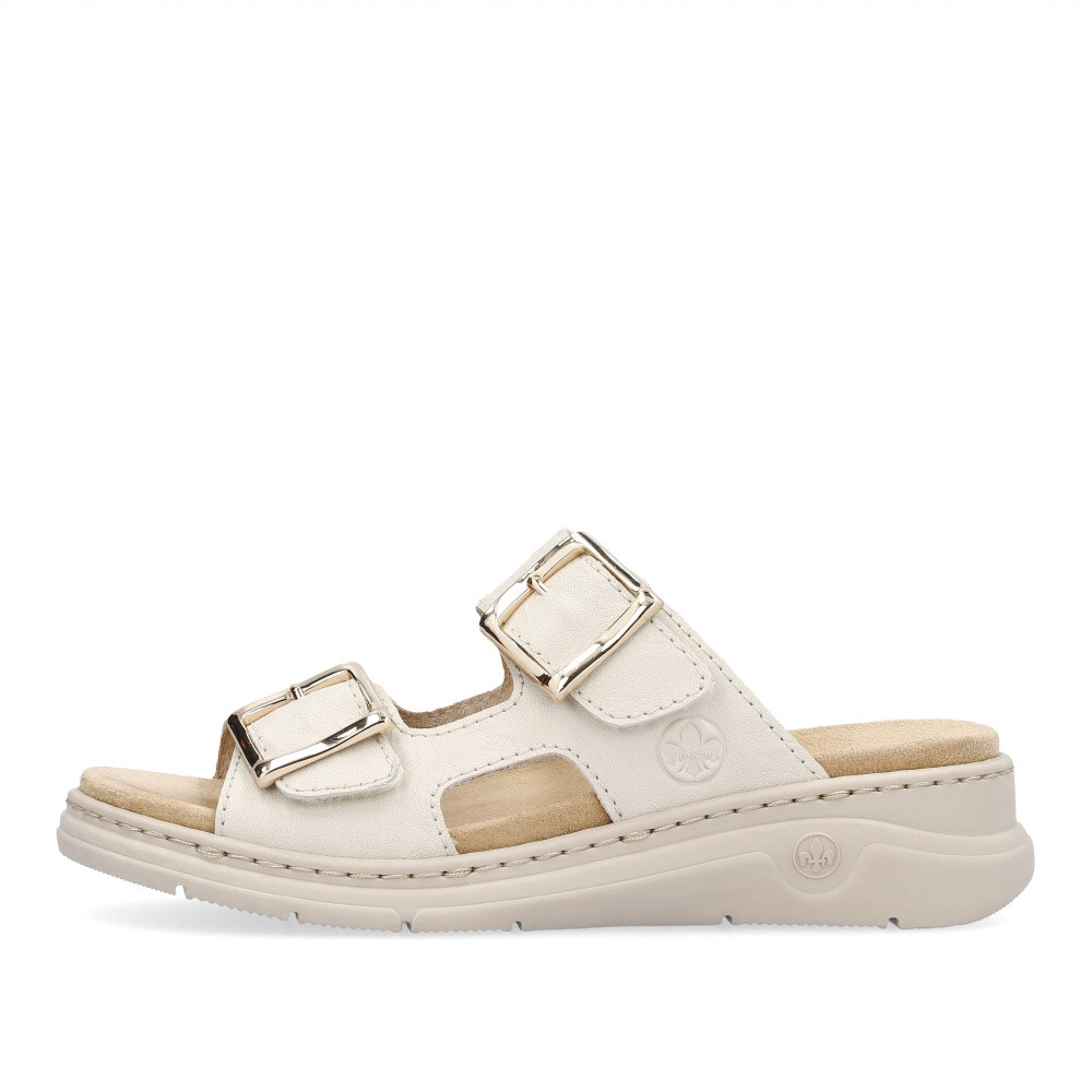 detail Dámské nazouváky RIEKER V9254-60 béžová S4