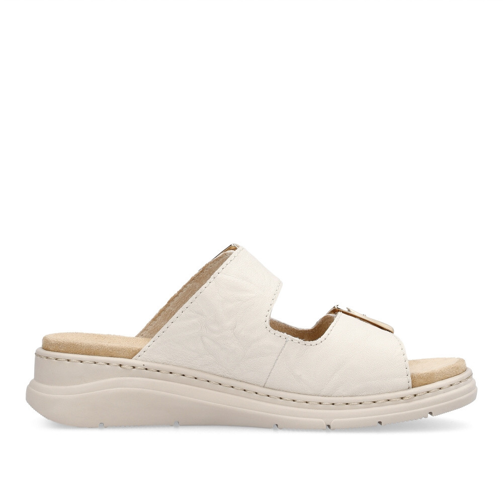 detail Dámské nazouváky RIEKER V9254-60 béžová S4