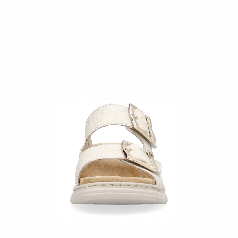 detail Dámské nazouváky RIEKER V9254-60 béžová S4