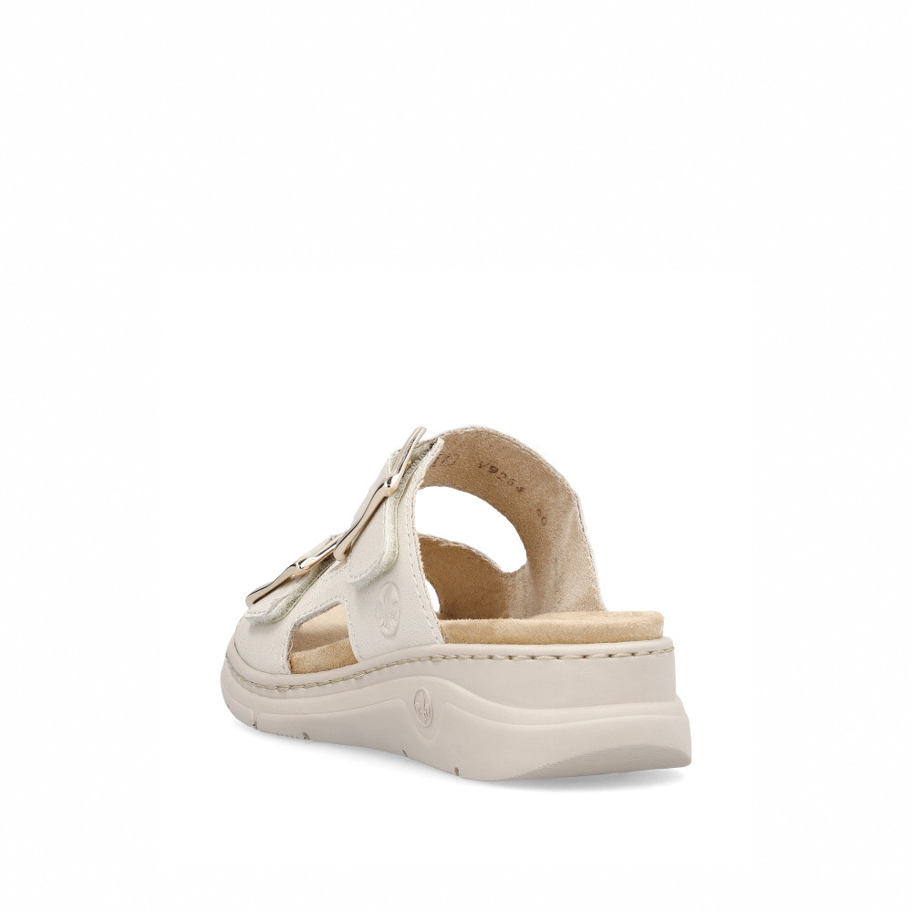 detail Dámské nazouváky RIEKER V9254-60 béžová S4