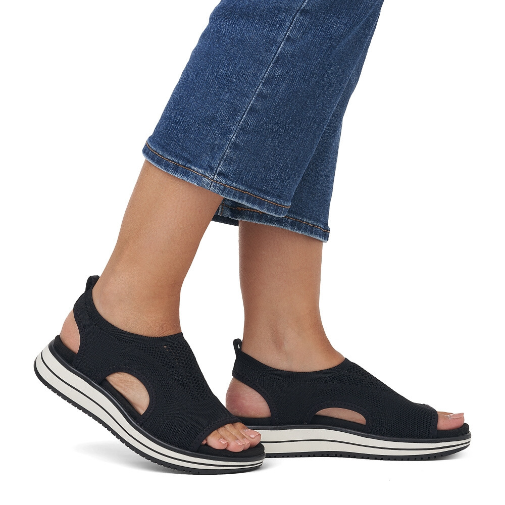 detail Dámské sandály REMONTE D1J52-00 černá S4