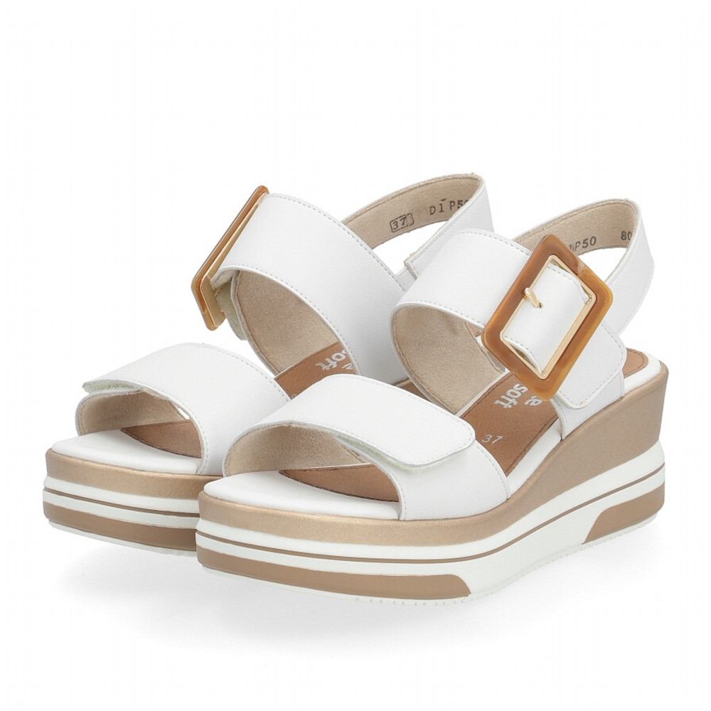 detail Dámské sandály REMONTE D1P50-80 bílá S5
