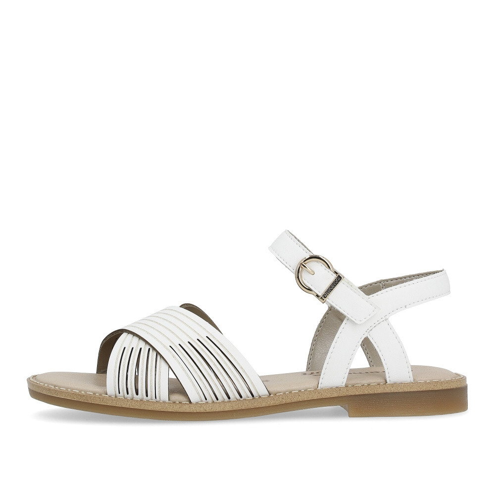 detail Dámske sandále REMONTE D3673-80 biela S4