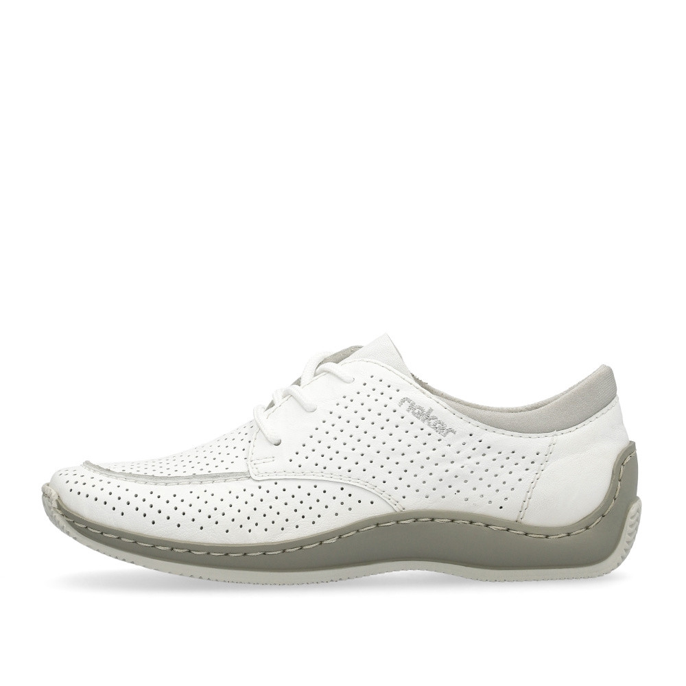 detail Dámské polobotky RIEKER L1718-80 bílá S4