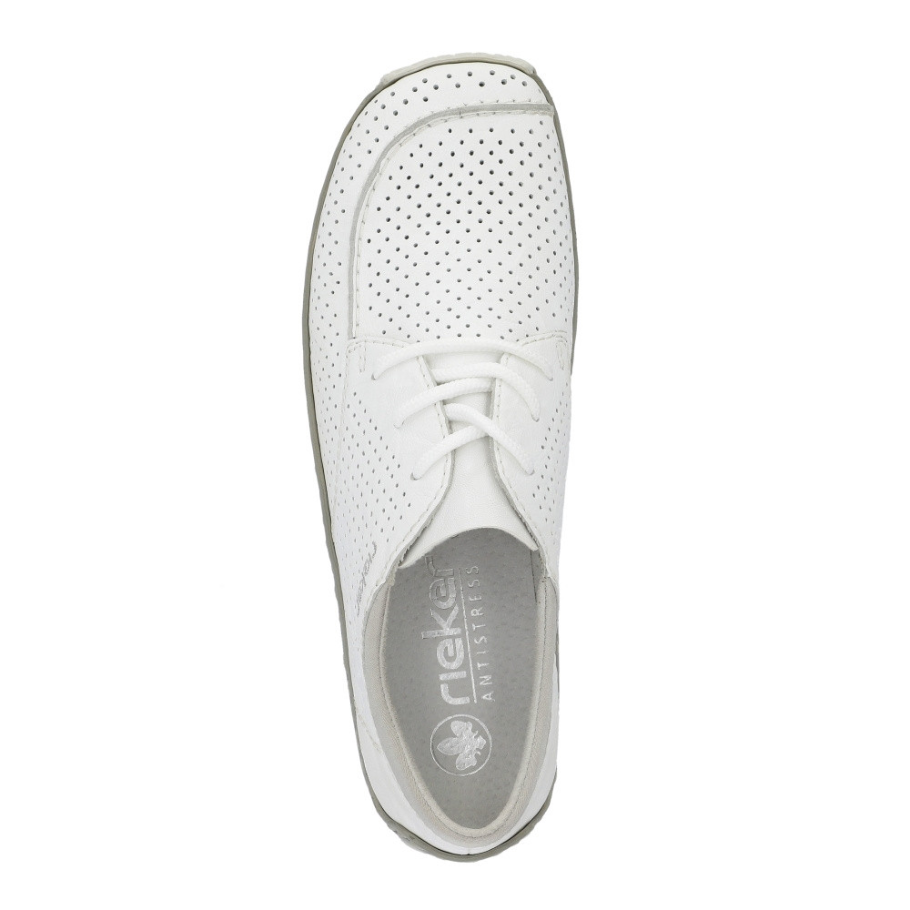 detail Dámské polobotky RIEKER L1718-80 bílá S4