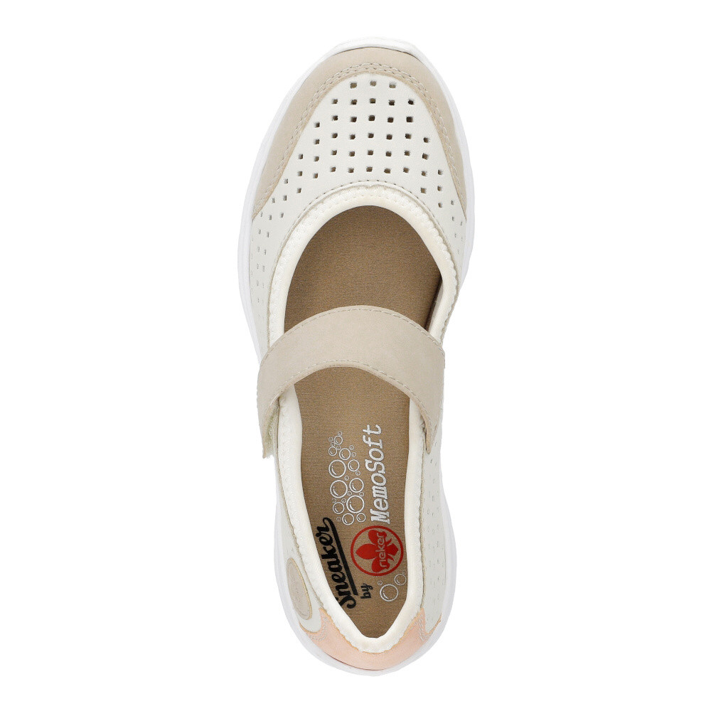 detail Dámské polobotky RIEKER L32B5-81 béžová S5