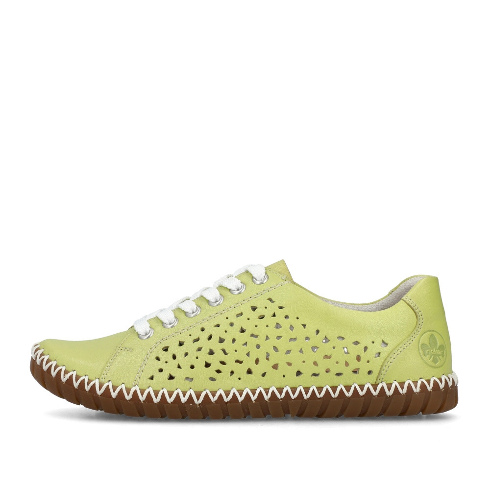 detail Dámské tenisky RIEKER M2824-52 zelená S4