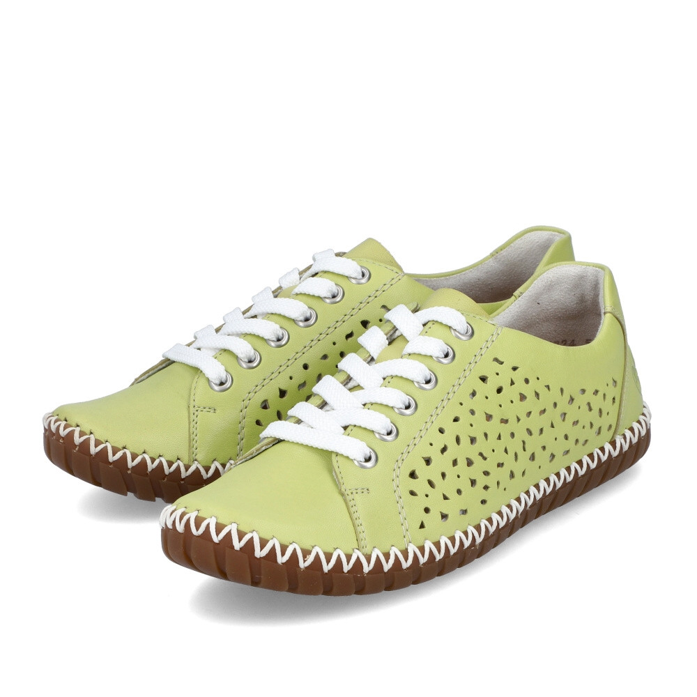 detail Dámské tenisky RIEKER M2824-52 zelená S4