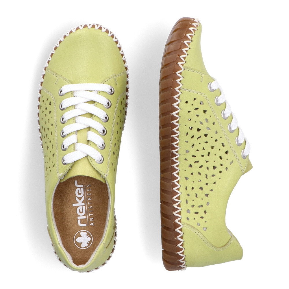 detail Dámské tenisky RIEKER M2824-52 zelená S4