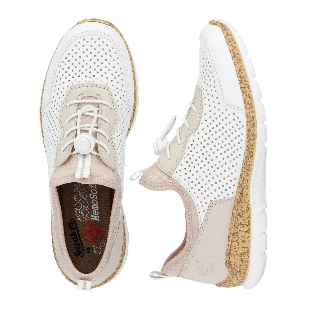 detail Dámské tenisky RIEKER N4286-80 bílá S4