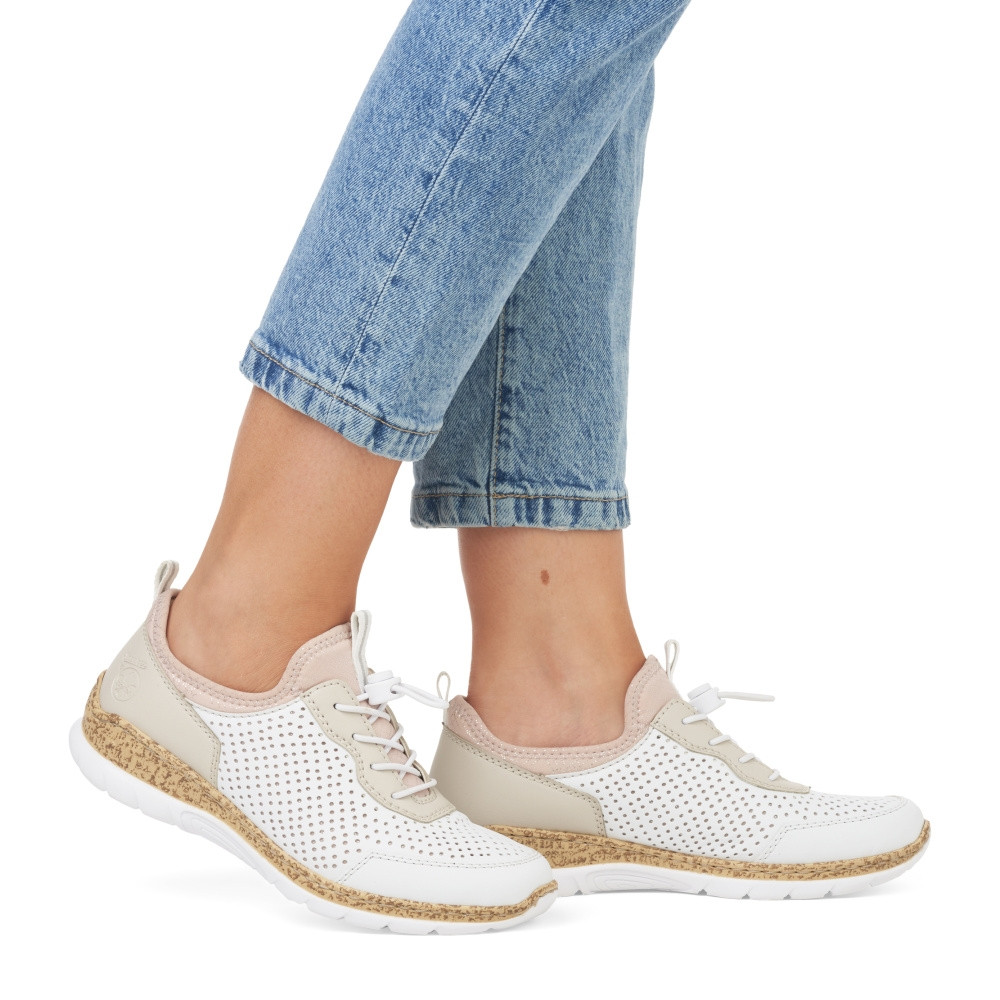 detail Dámské tenisky RIEKER N4286-80 bílá S4