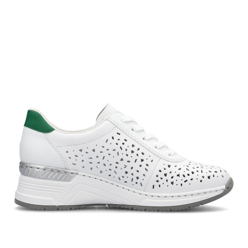 detail Dámske tenisky RIEKER N43A1-80 biela S4