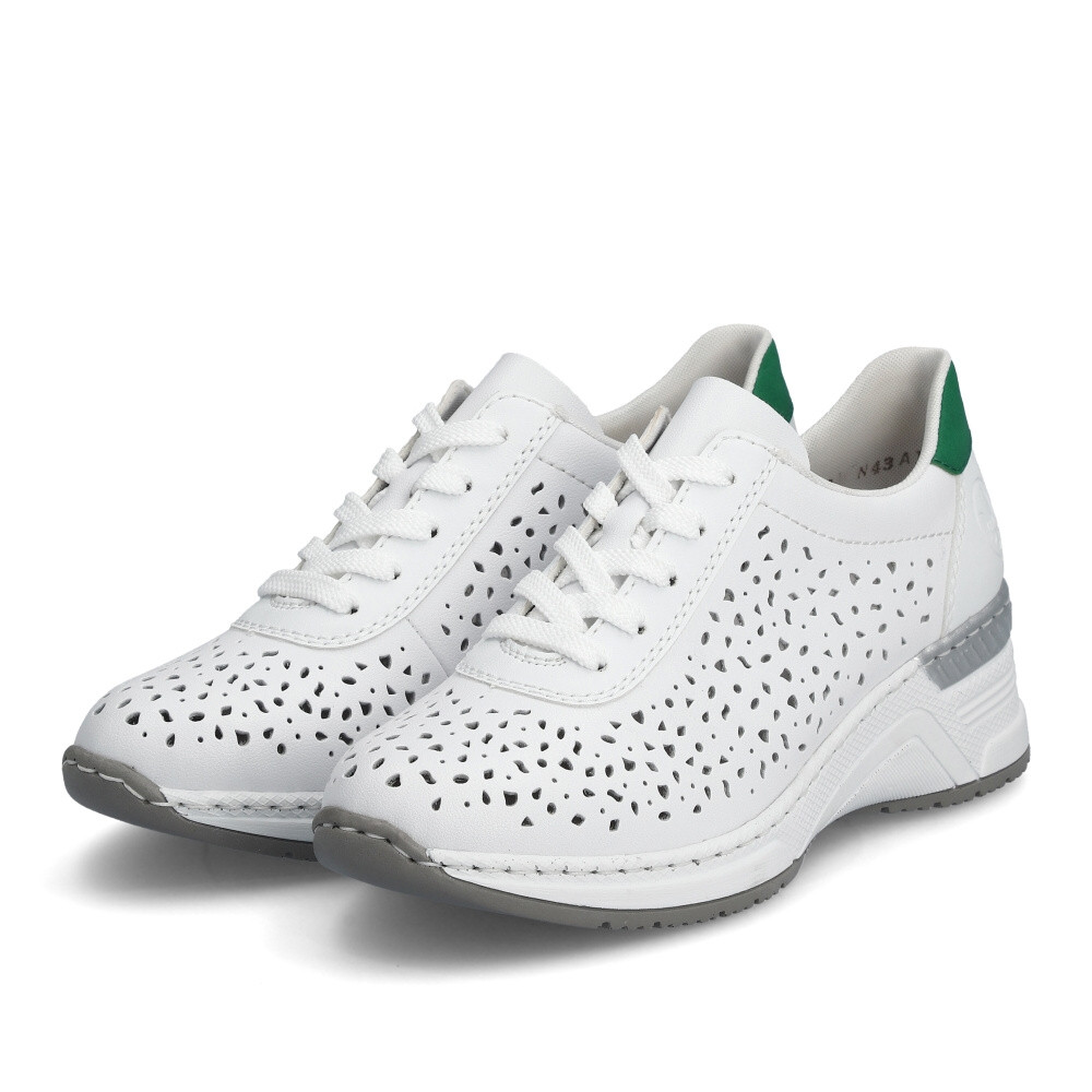 detail Dámske tenisky RIEKER N43A1-80 biela S4