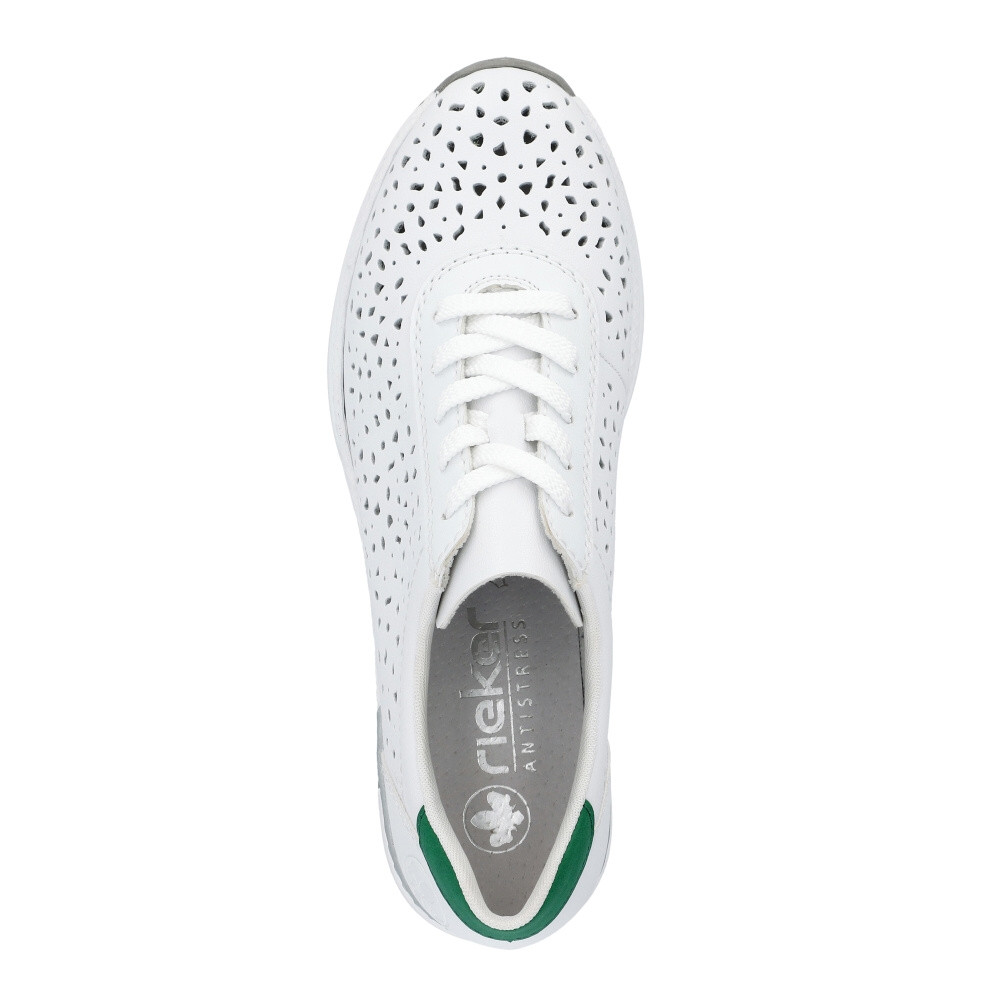 detail Dámske tenisky RIEKER N43A1-80 biela S4