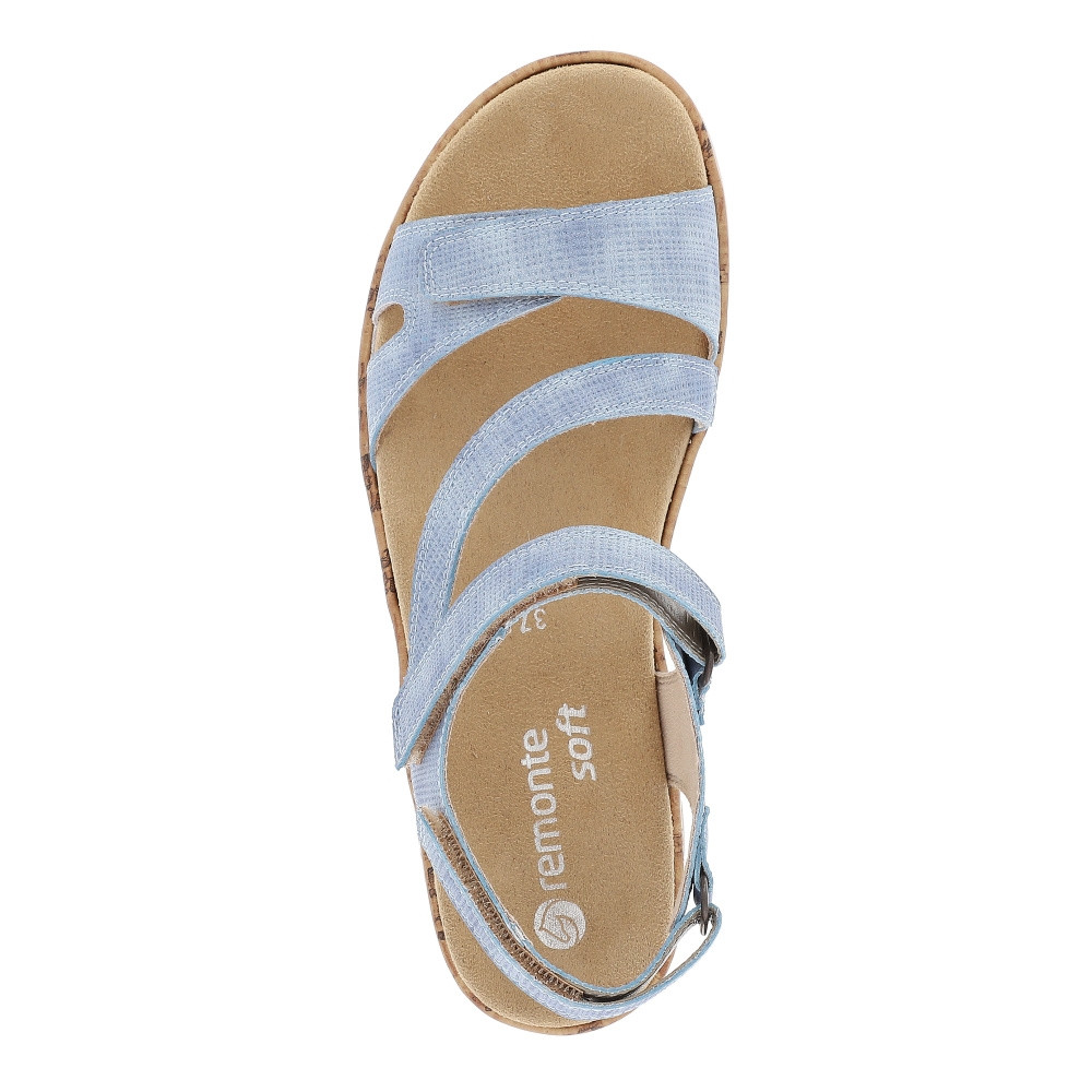 detail Dámské sandály REMONTE R6850-15 modrá S4