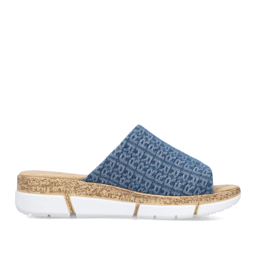 detail Dámské nazouváky RIEKER V2377-14 modrá S4